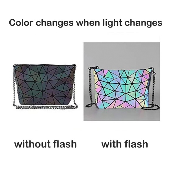Geometric Luminous Crossbody Bag - Picture 6 of 9